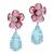 Pink Tourmaline and Aquamarine Drop Earrings ER83107920A